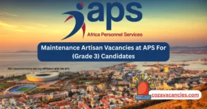 Maintenance Artisan Vacancies at APS For (Grade 3) Candidates